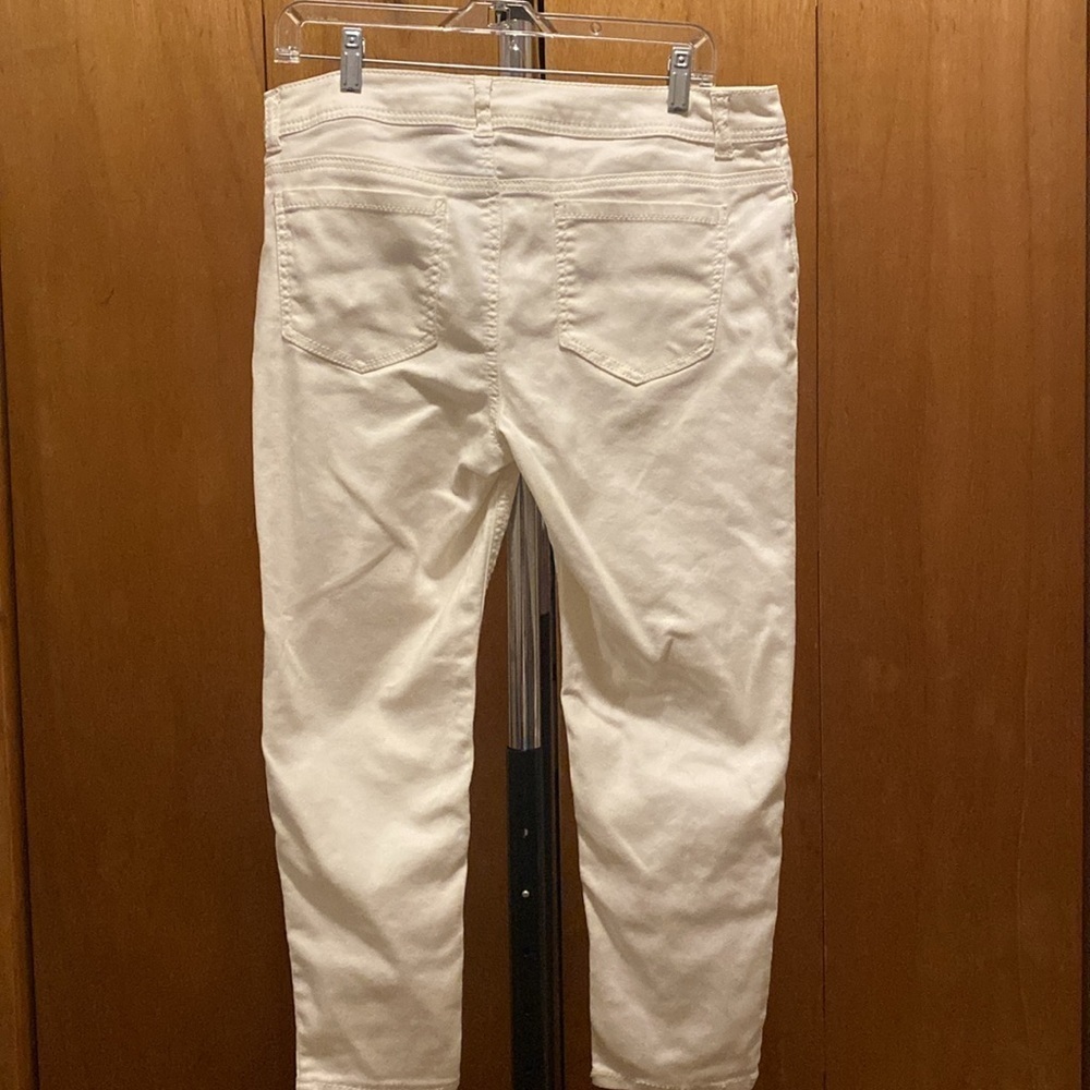 Baccini Authentic Quality White Denim Jeans - Picture 3 of 13